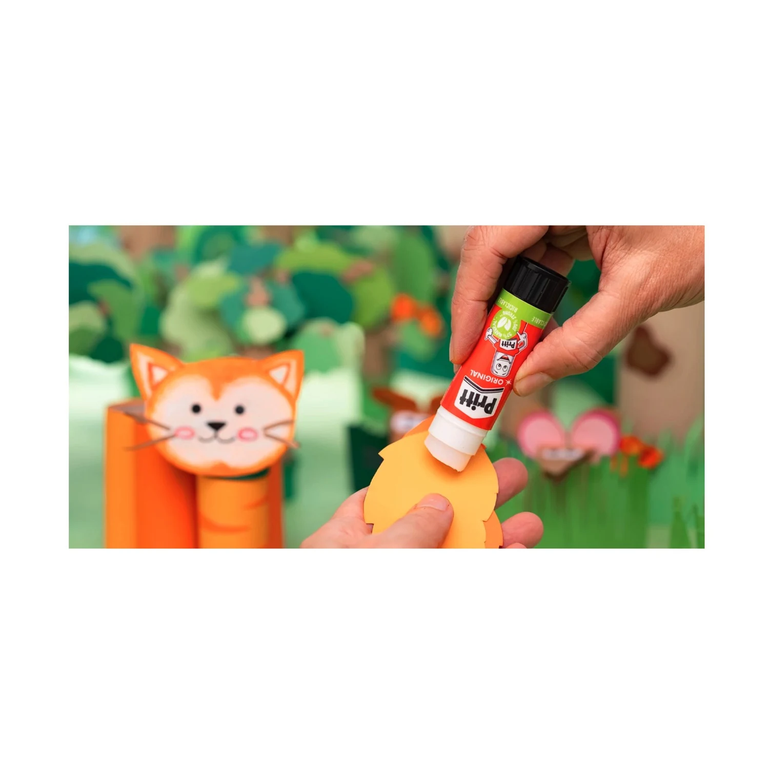 Pritt Klebestift Original lösemittelfrei, 22 g – Anwendung: Bastelarbeit kleben