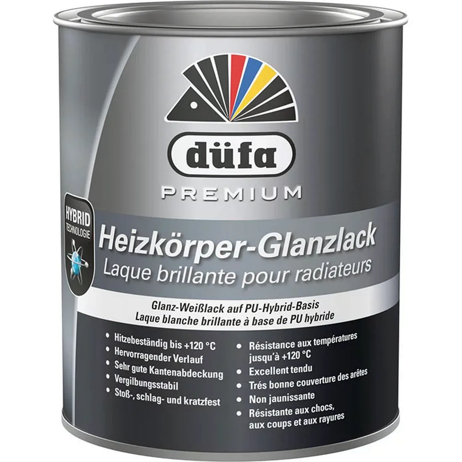 Düfa Heizkörper-Glanzlack wasserbasiert glänzend weiß 375 ml