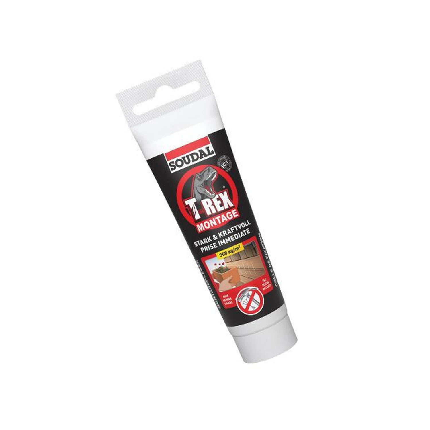 Soudal T-Rex Montage Stark und Kraftvoll, Tube schräg