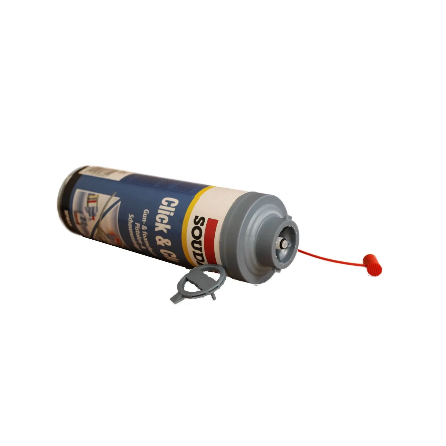 Soudal Click&Clean Pistolen- und Schaumreiniger 500 ml, Dose liegend mit Ventil