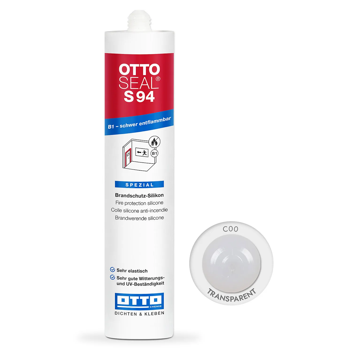 Ottoseal S94 Brandschutz Silikon B1 transparent 310ml