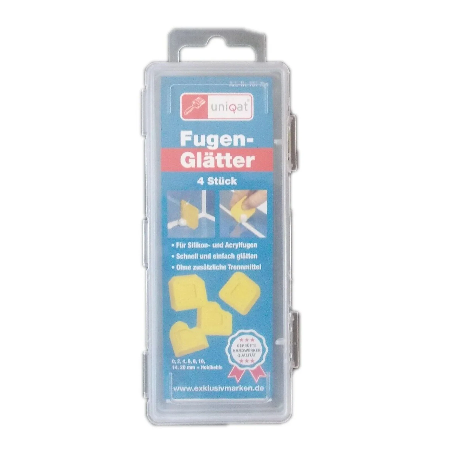 Birtel Fugenglätter-Set 4-teilig für Silikon und Acryl