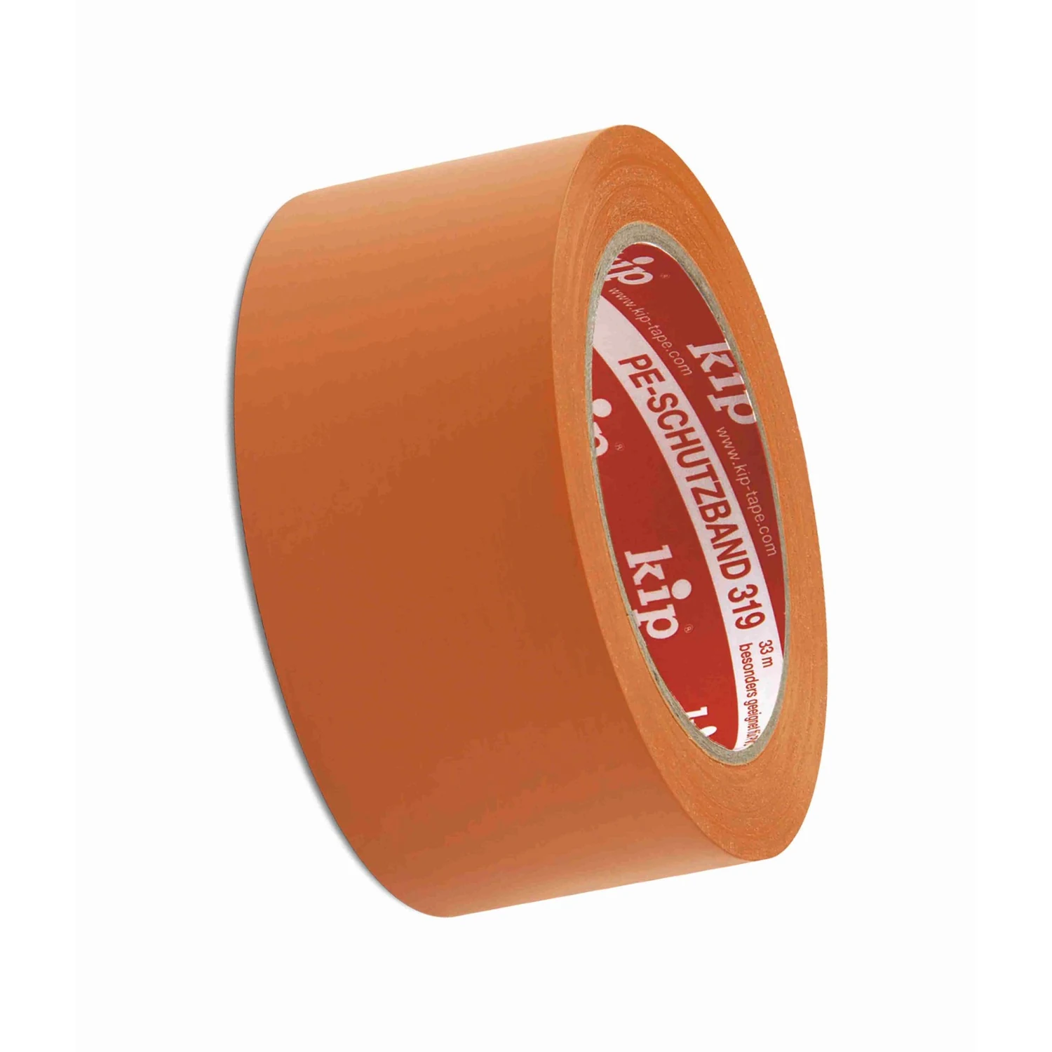 KIP 319 PE-Schutzband, 50 mm × 33 m – orange Rolle