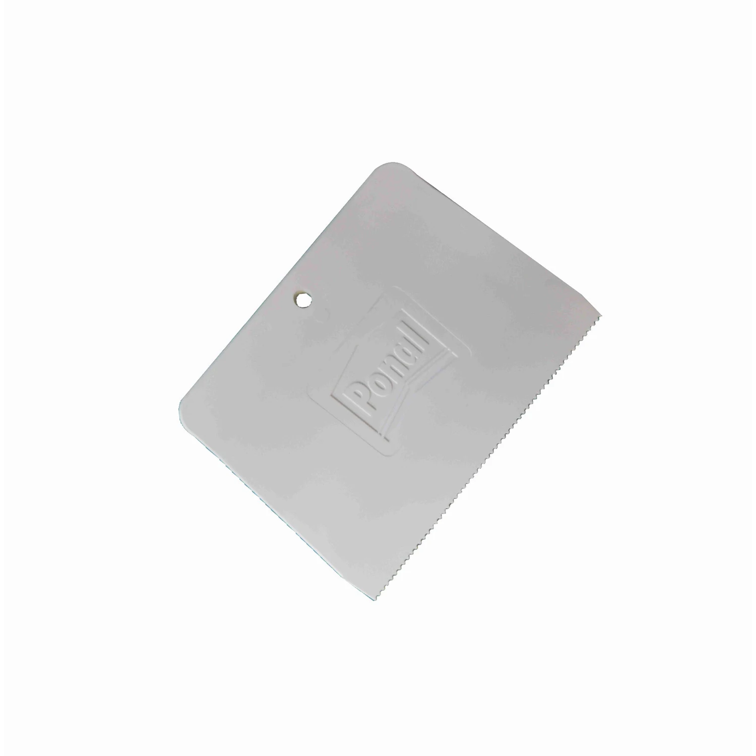 Ponal Leimspachtel Kunststoff gezahnt, 135 × 95 mm – Spachtel schräg