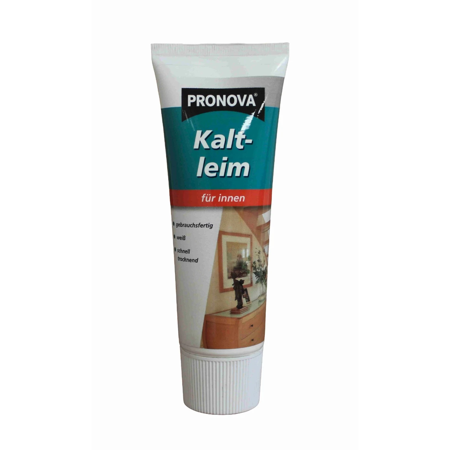 Pronova Kaltleim Holzleim weiß, Tube 250 g – Tube Vorderseite