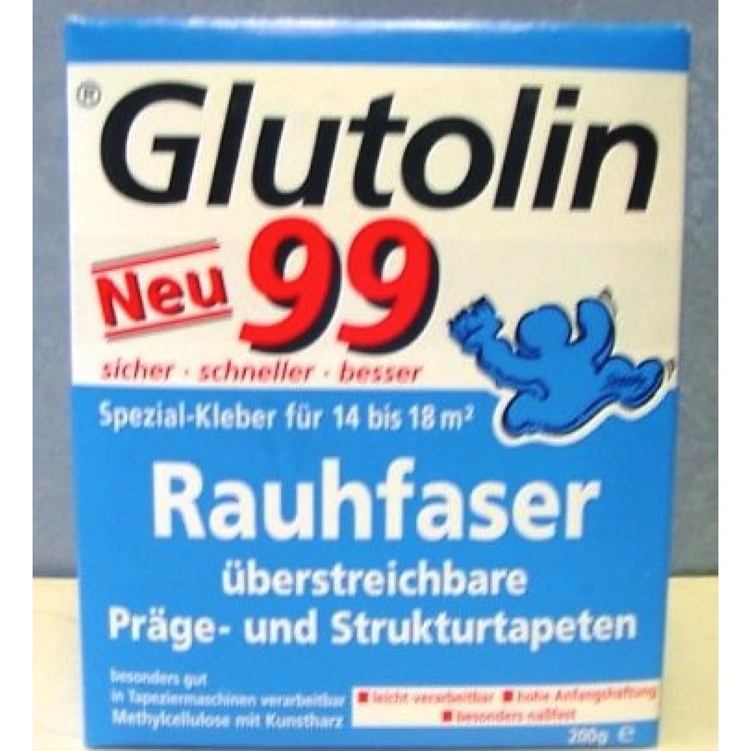 Glutolin 99 Raufaserkleister für Tapeziergeräte 200 g Paket