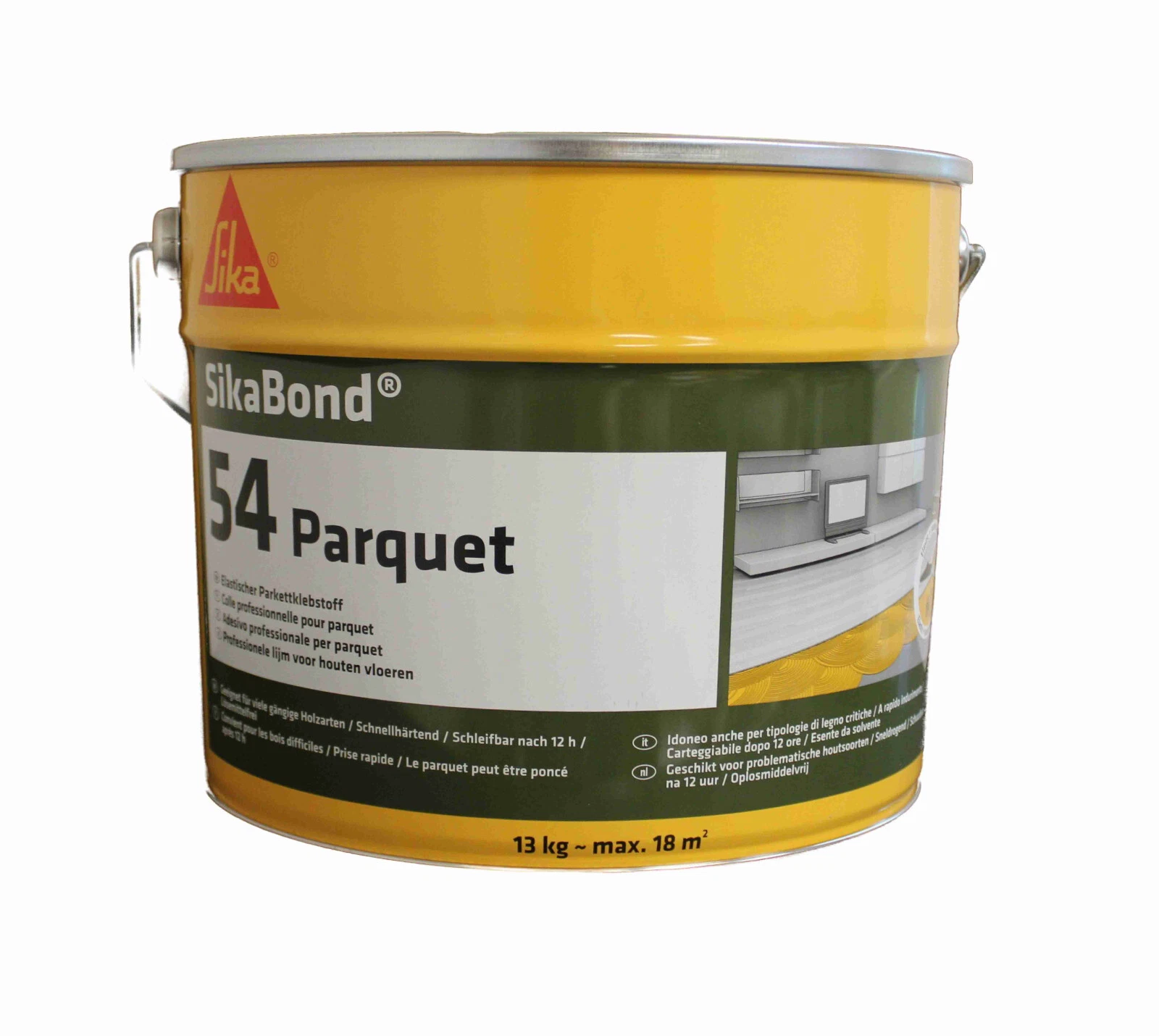 Sika SikaBond-54 Parquet Parkettkleber elastisch schnellhärtend 13 kg
