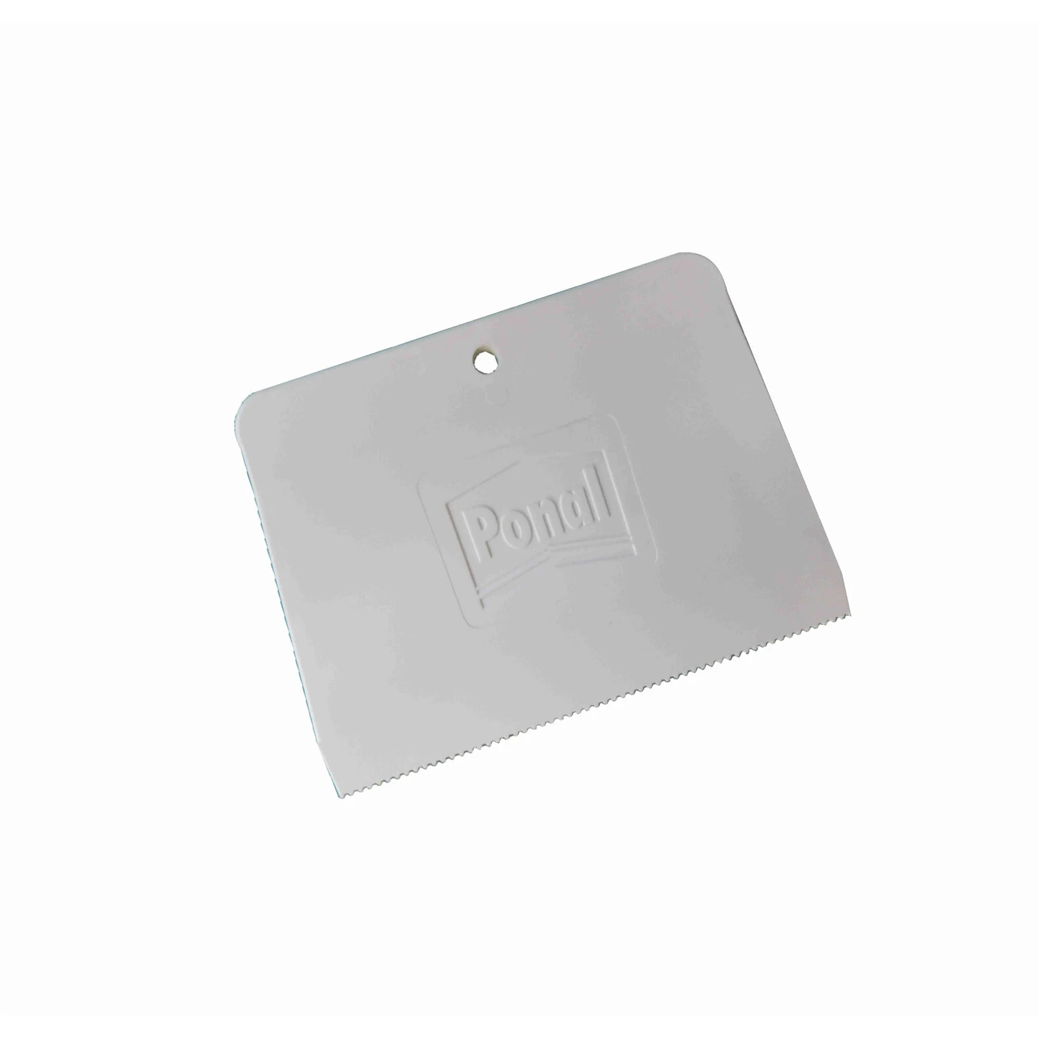 Ponal Leimspachtel Kunststoff gezahnt, 135 × 95 mm – Spachtel liegend