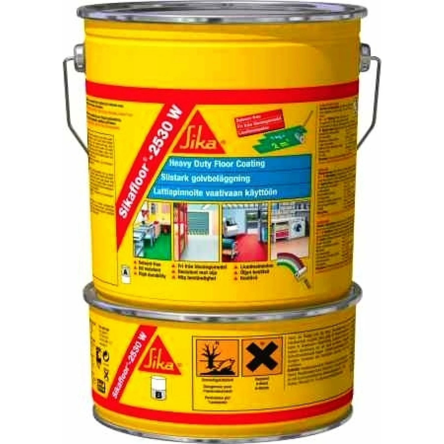 Sika Sikafloor-2550 W Epoxidharz Bodenbeschichtung 18 kg