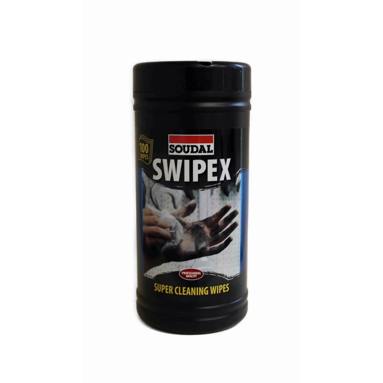 Soudal Swipex Reinigungstücher extra groß 100 Stück Dosierspender