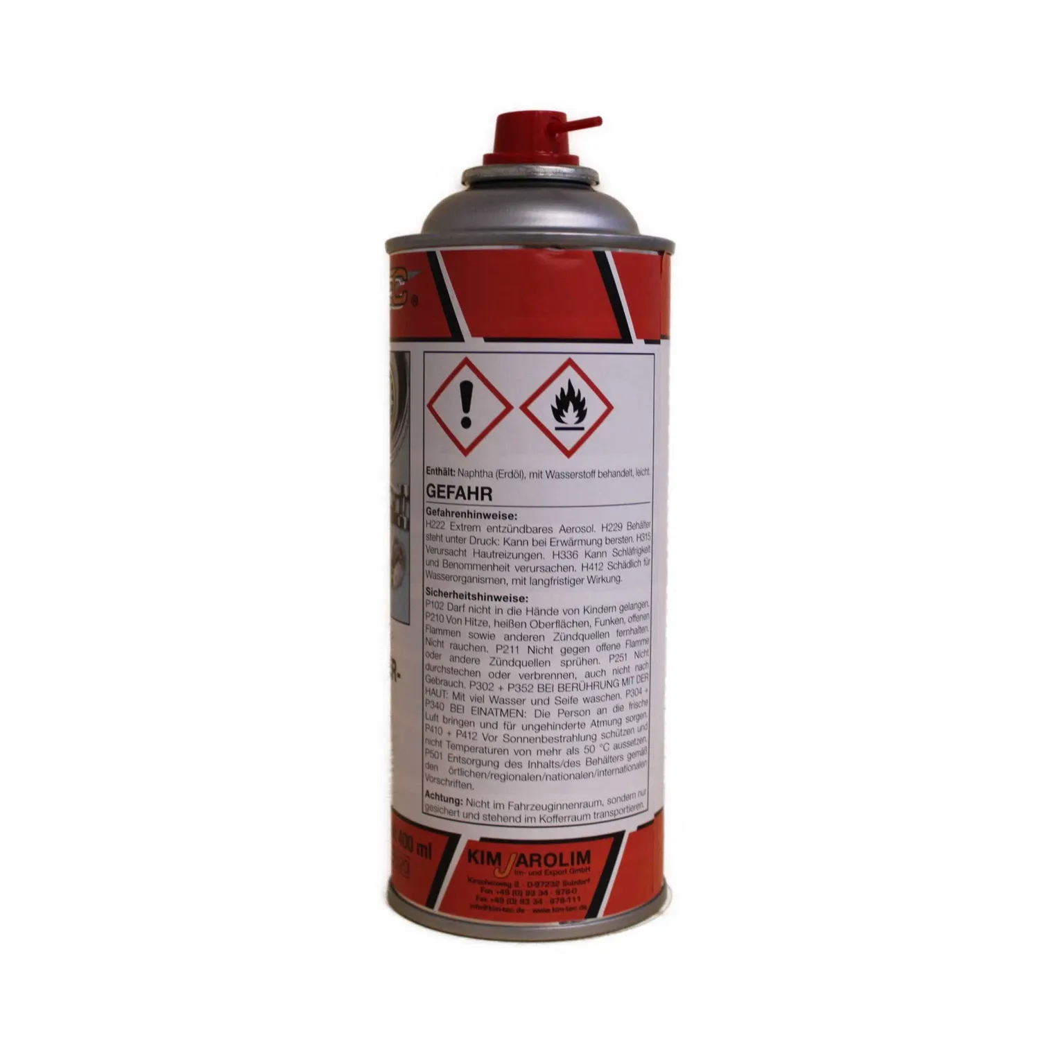 Kim Tec Haftschmierspray hochdruckbeständig 400 ml Seitenansicht