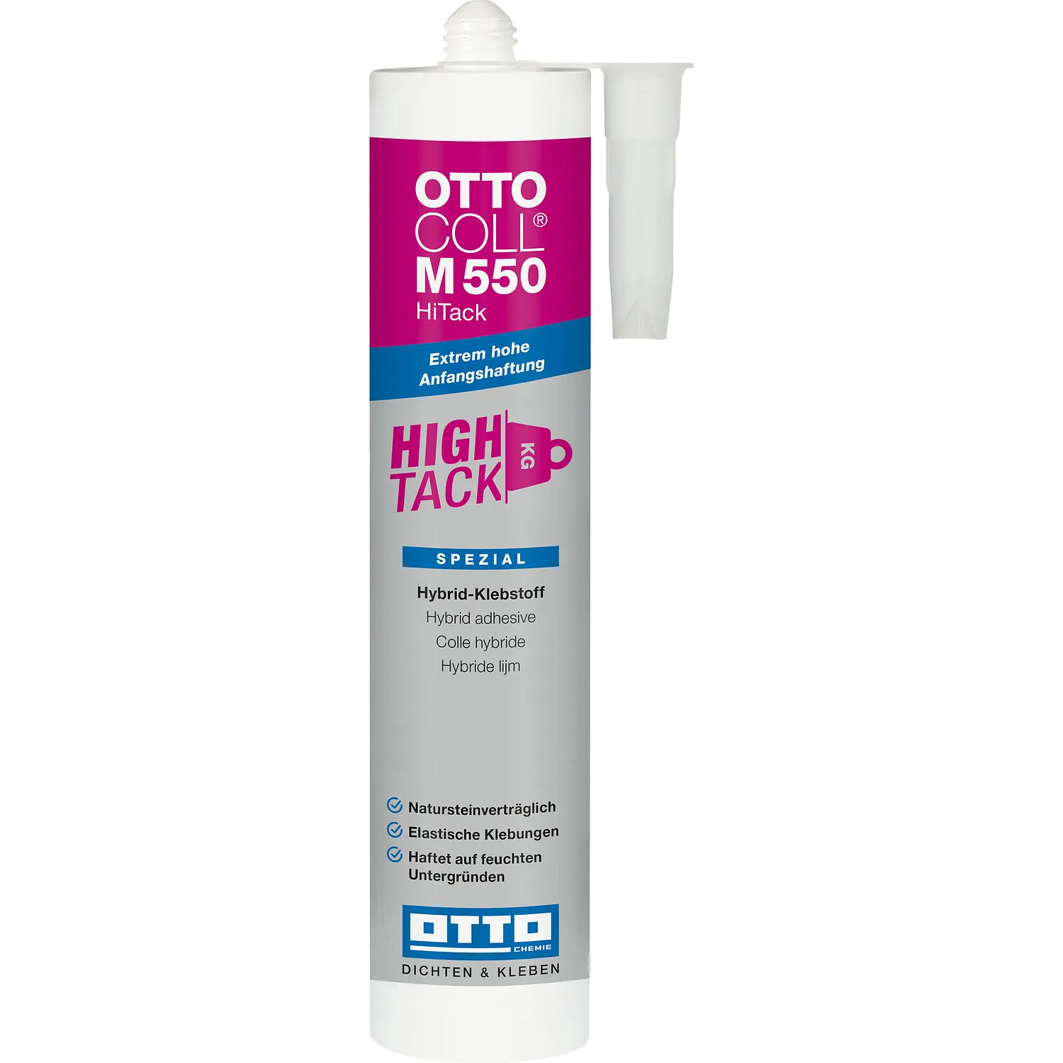 Ottocoll M550 HiTack Klebstoff grau 310ml