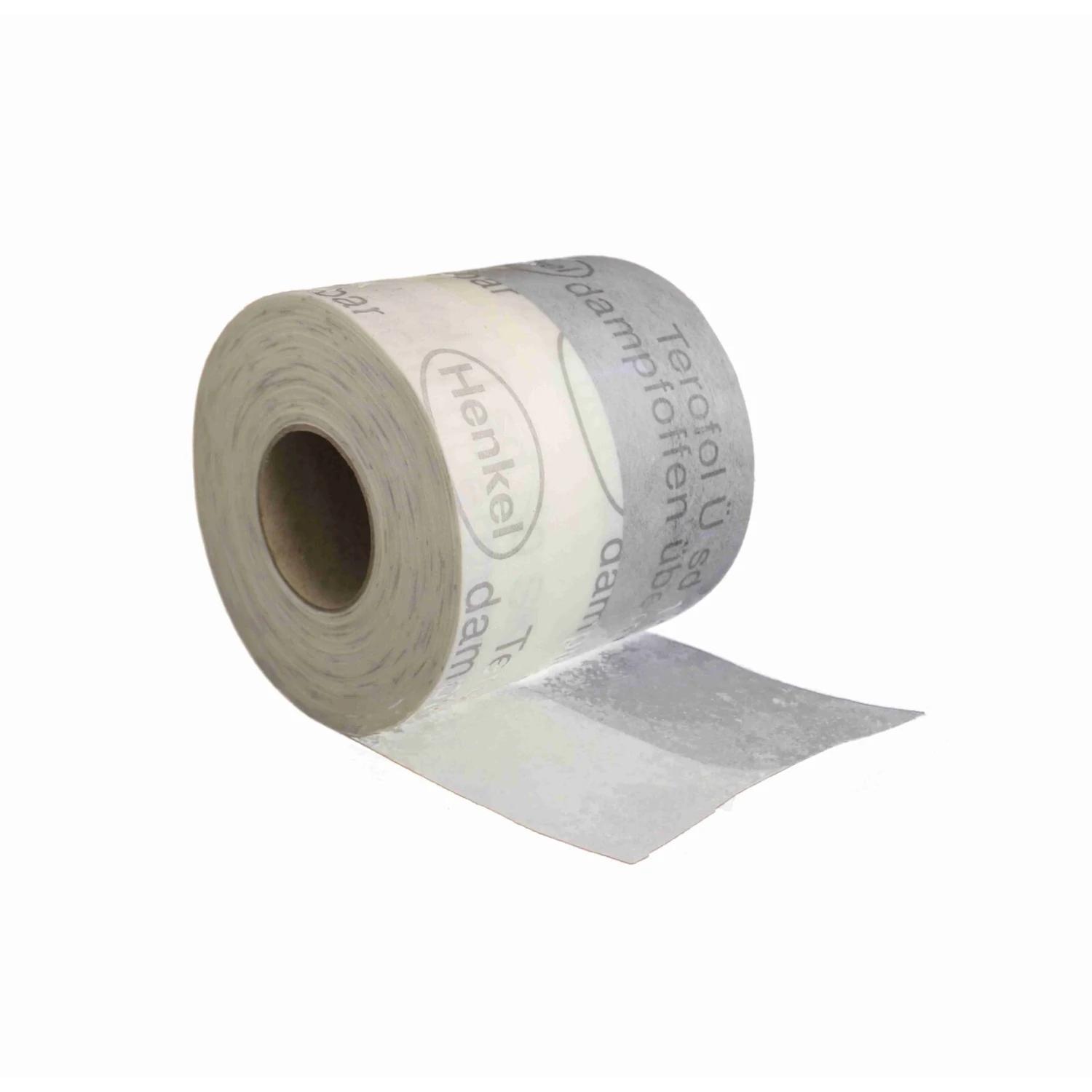 Terofol combi SD1/50 Fensteranschlussfolie 180 mm × 30 m, Rolle schräg, teilweise abgewickelt