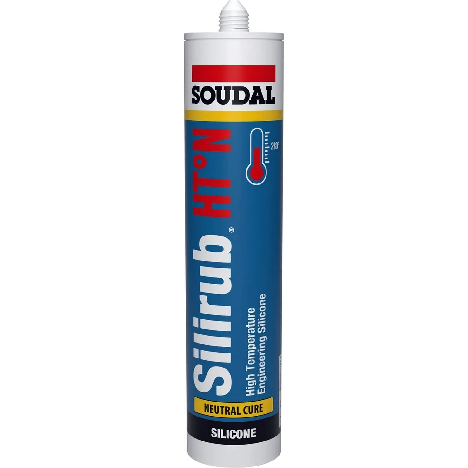 Soudal Silirub HT-N Hochtemperatursilikon schwarz 310 ml