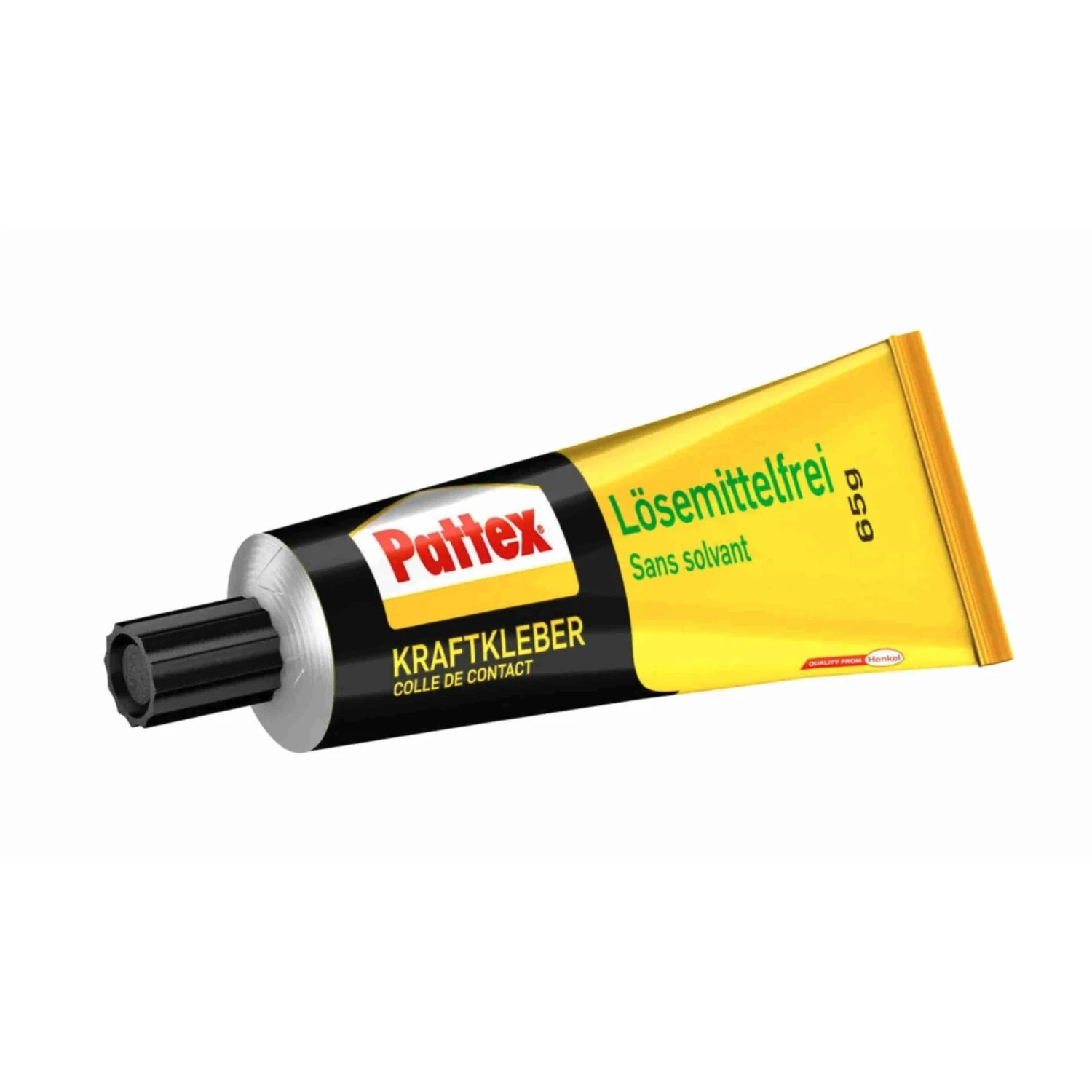 Pattex Kraftkleber lösemittelfrei, Tube 65 g – Tube liegend