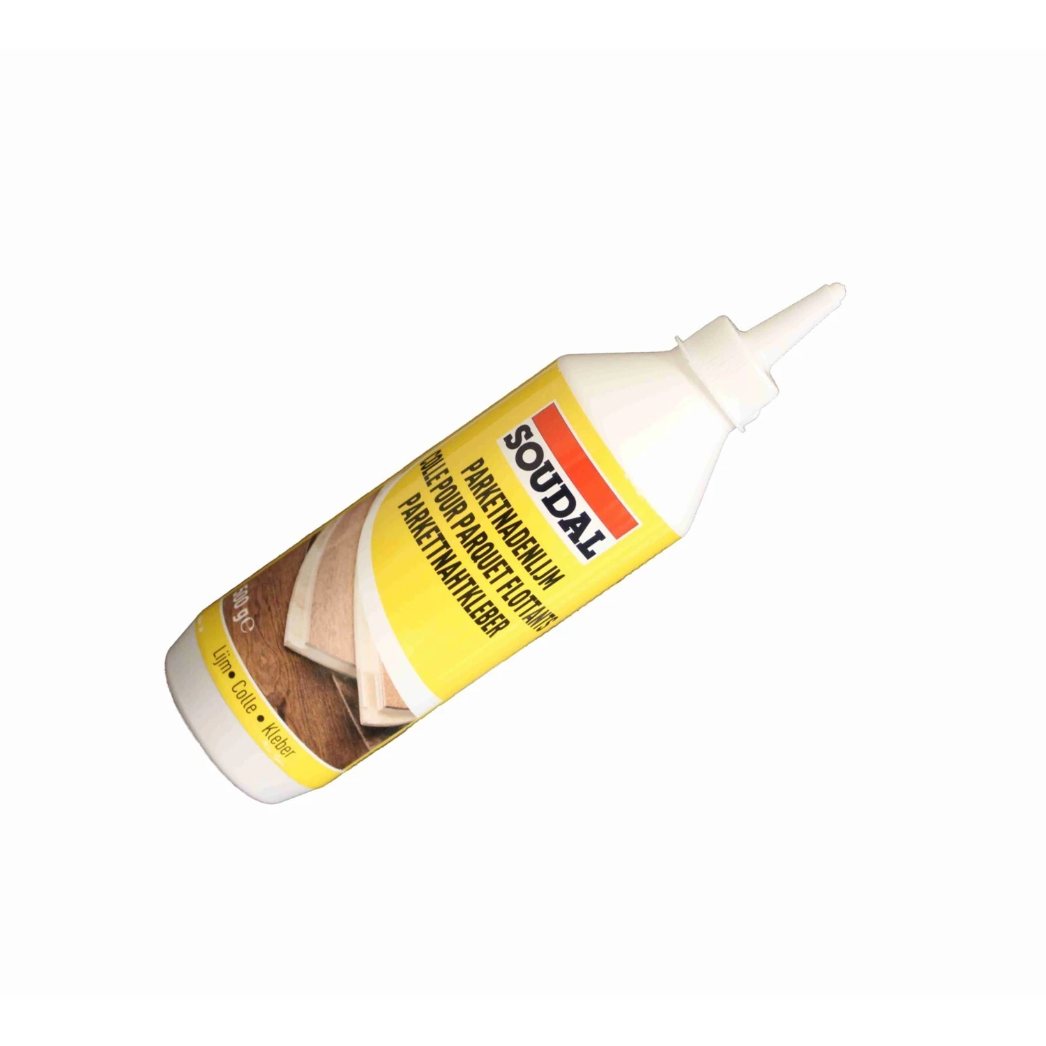 Soudal Parkettnahtkleber 70A D3, Flasche 500 g – Flasche liegend