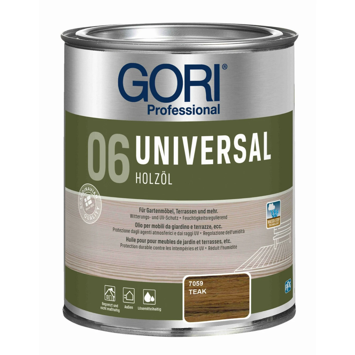 Gori 06 Universal-Holzöl 750 ml Farbton 2