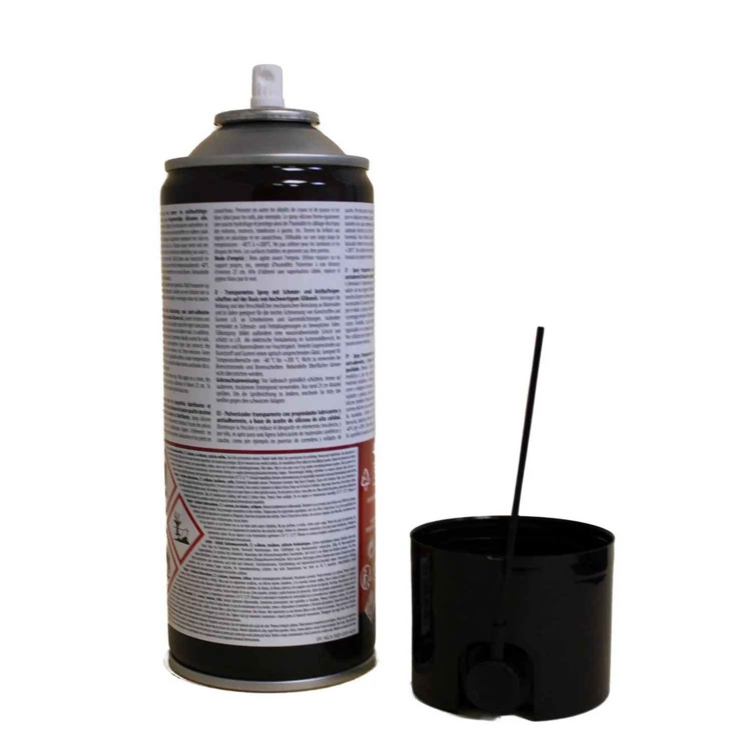 Soudal Silikonspray temperaturbeständig 400 ml Sprühvorgang