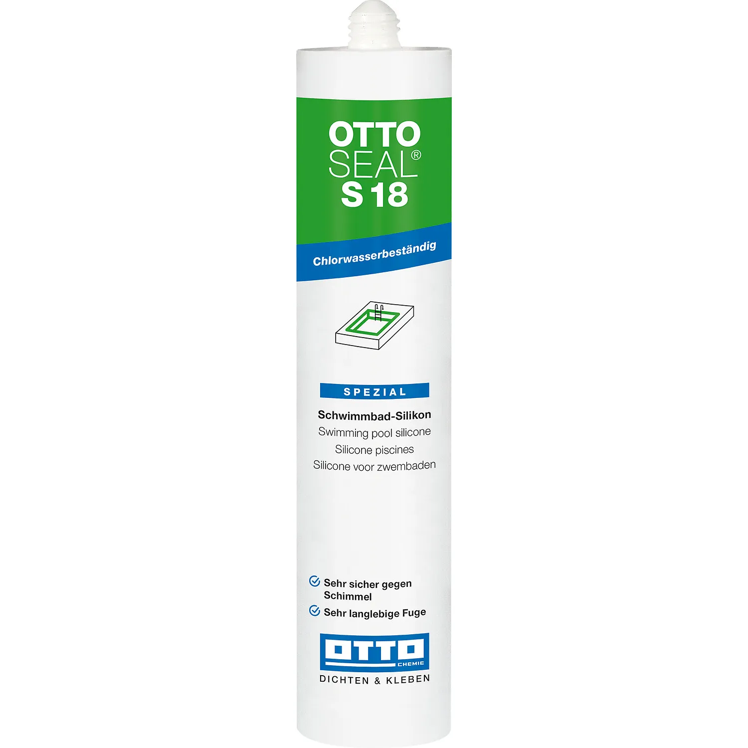 Ottoseal S18 Schwimmbadsilikon 310ml