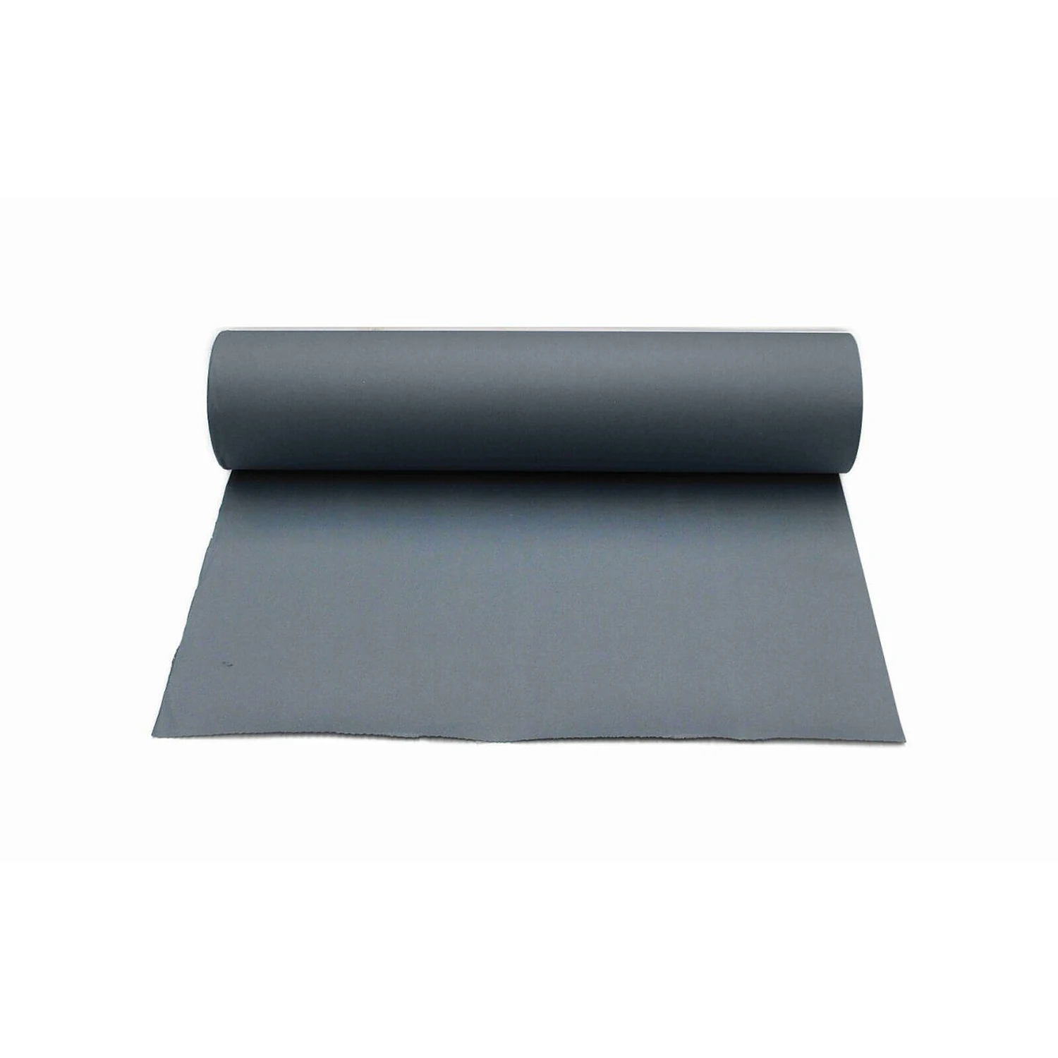 Kettinger Filzpappe 333 g/m² graue Rolle 1 x 50 m, Freisteller auf weißem Hintergrund