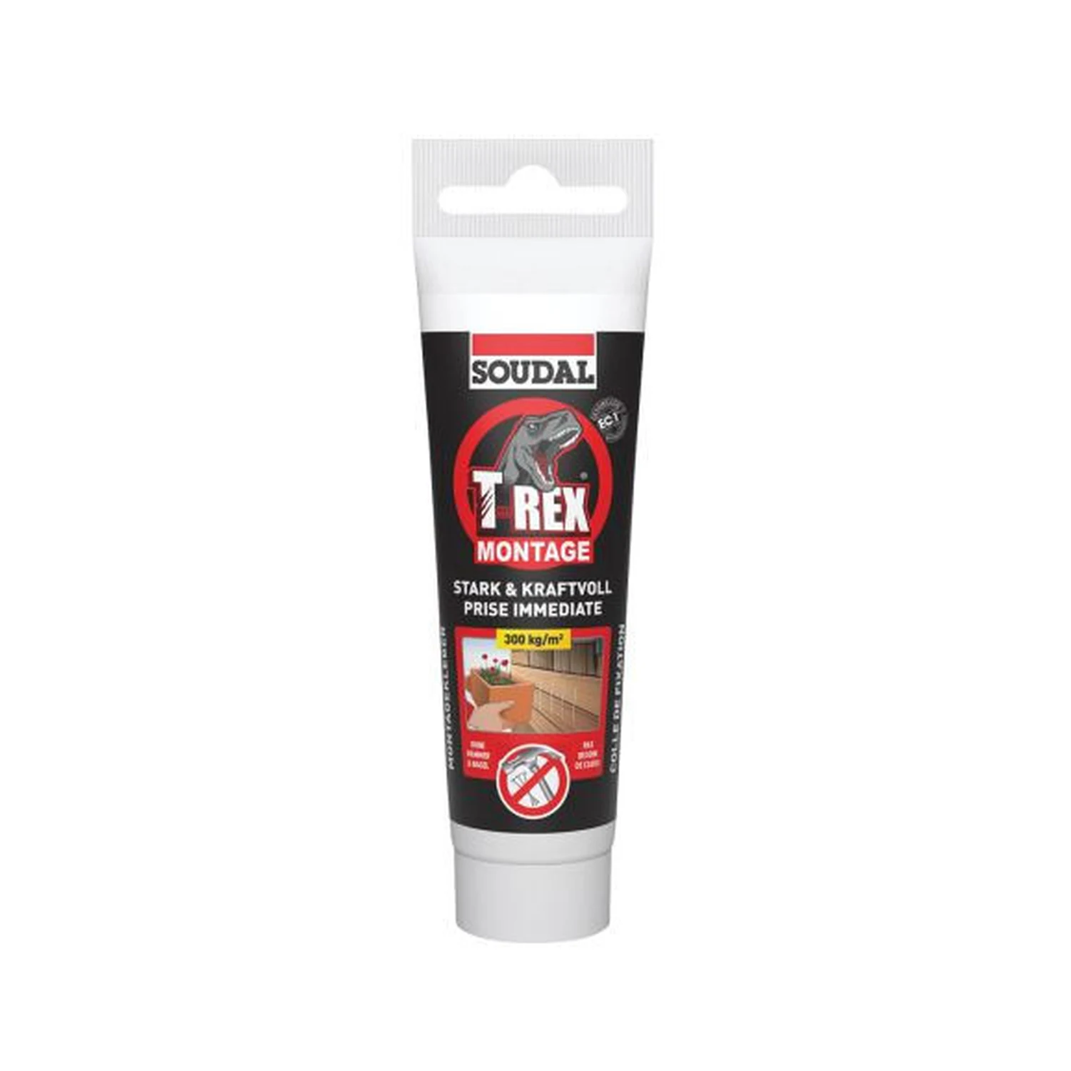 Soudal T-Rex Montage Stark und Kraftvoll, Tube Vorderansicht