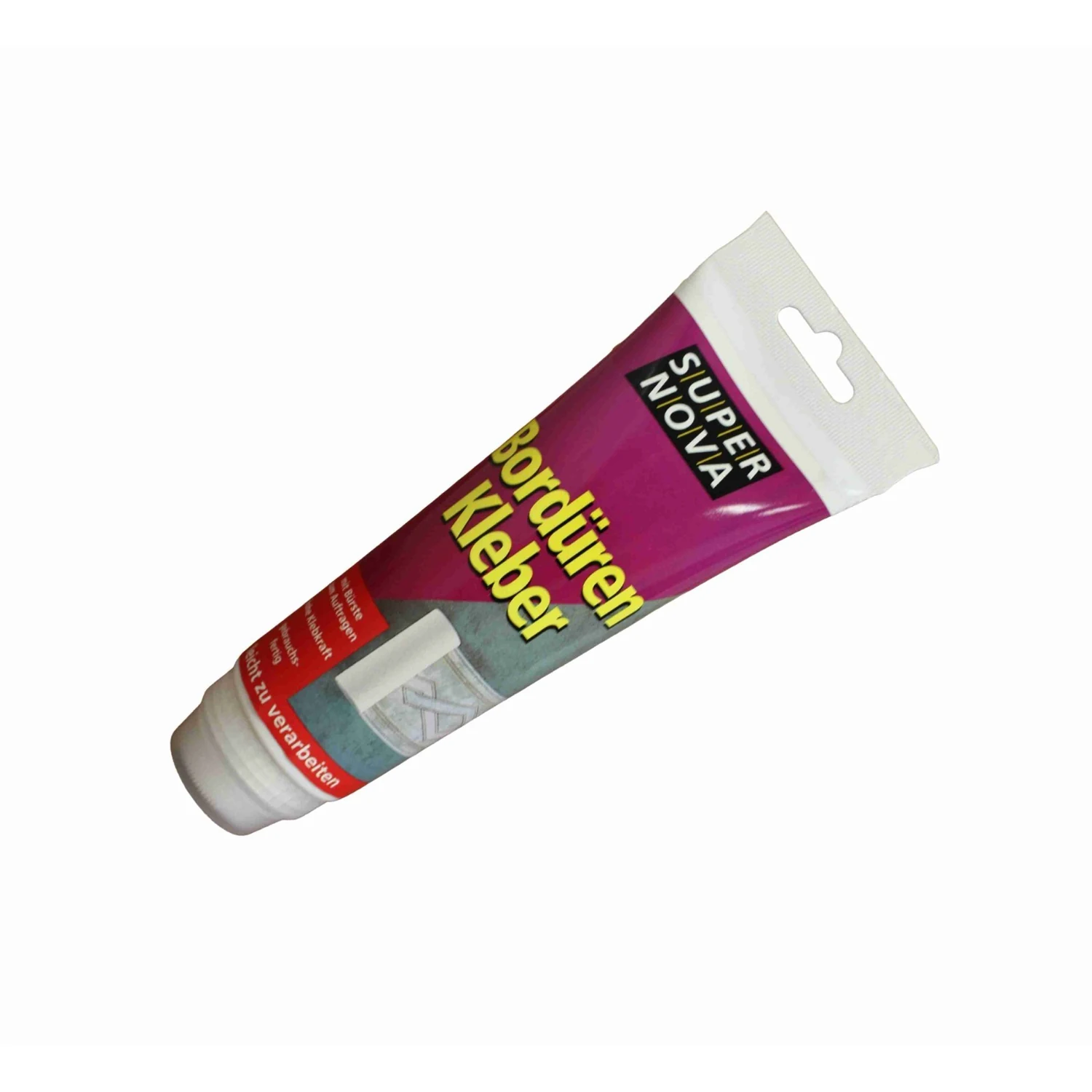 Meffert Bordürenkleber für Papier und Vinyl, 250 g – Tube schräg