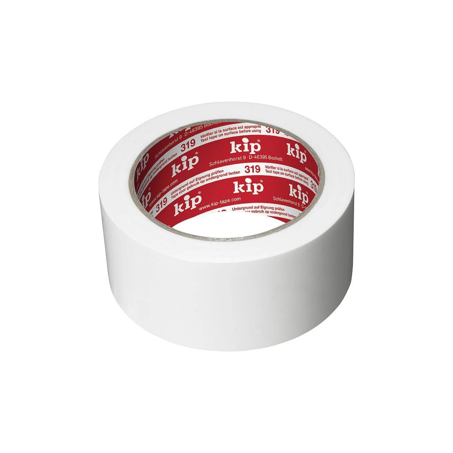 KIP 319 PE-Schutzband weiß, 30 mm × 33 m – weiße Rolle