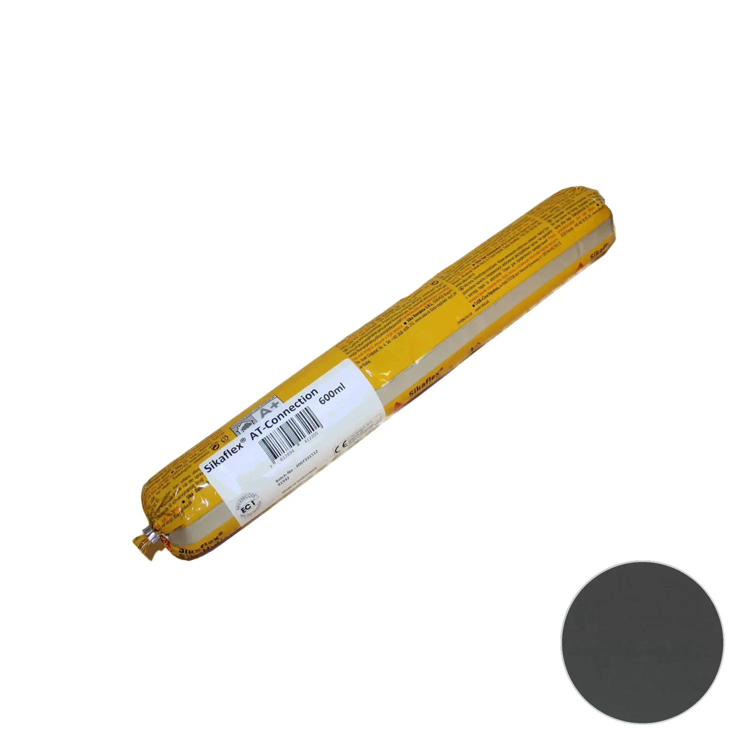 Sikaflex AT Connection cevasta vrečka 600 ml z barvnim vzorcem antracitno siva