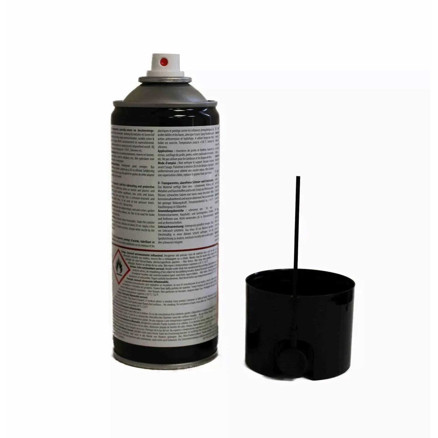 Soudal Vaseline-Spray transparent 400 ml Rückseite