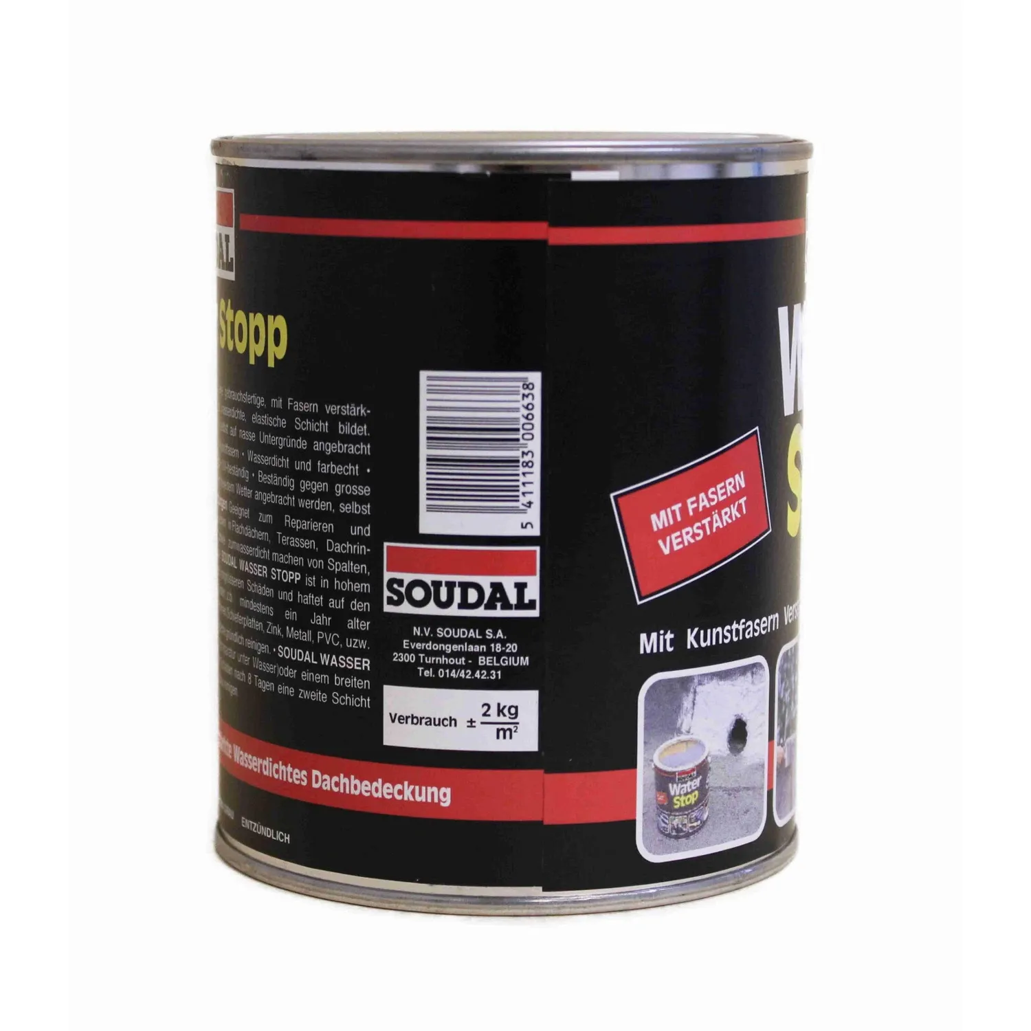 SOUDAL Wasserstopp Dachdichtmasse Produktansicht 750 g