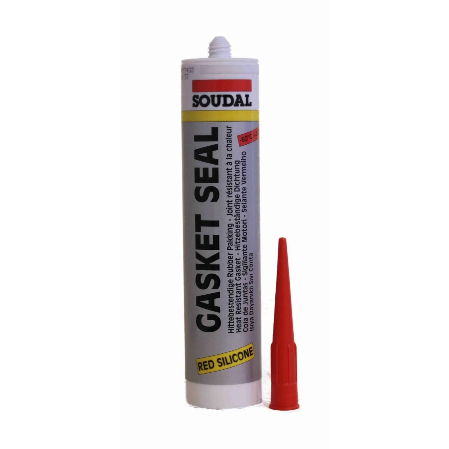 Soudal Hochtemperatursilikon Motordichtmasse rot 310 ml Kartusche