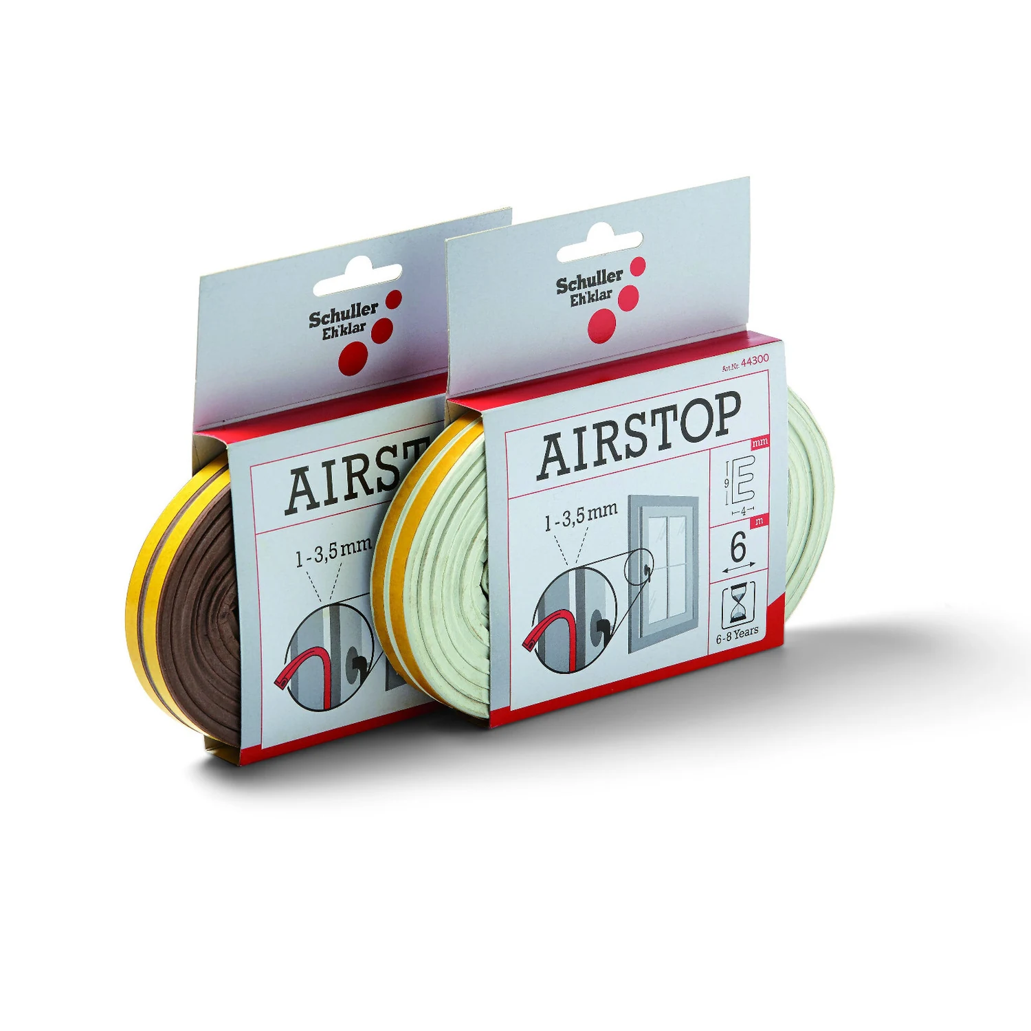 Schuller Airstop Fensterdichtung P-Profil EPDM 6 m