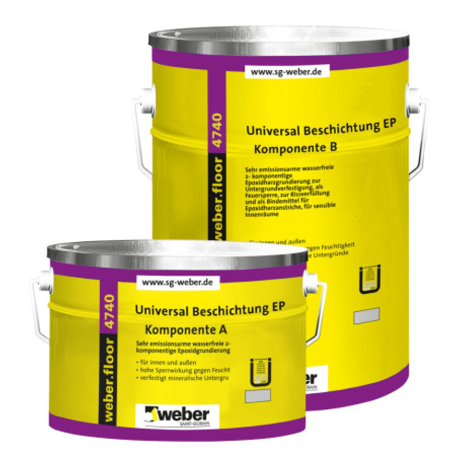 weber.floor 4740 Epoxidharz-Bodenbeschichtung 10 kg