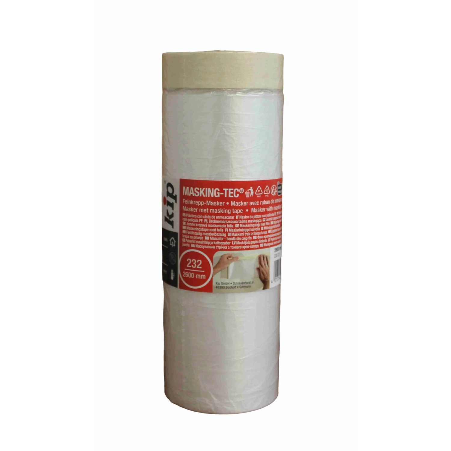 KIP 232 Feinkrepp-Masker Abdeckfolie, 2600 mm × 25 m