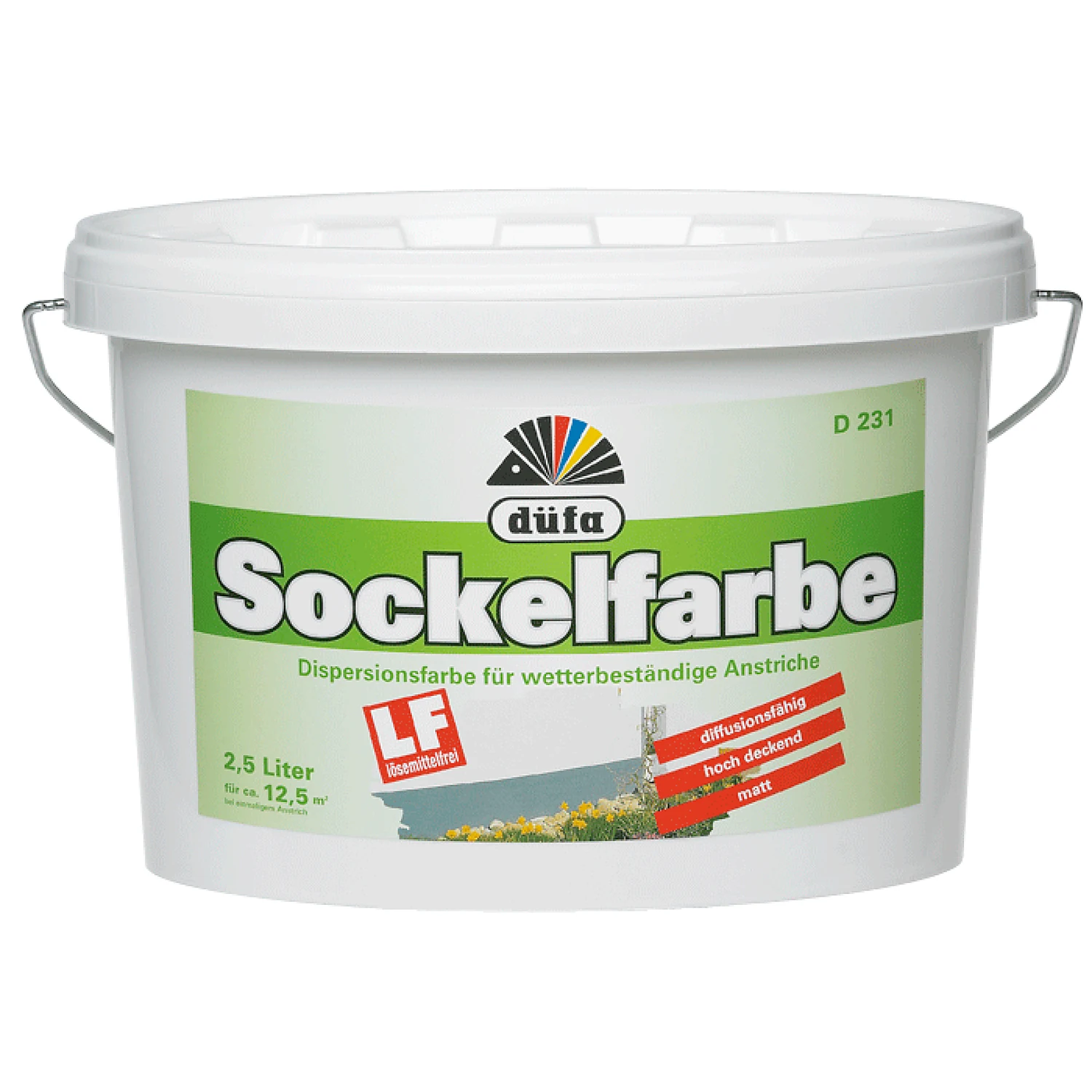 Düfa D231 Sockelfarbe scheuerbeständig 5 l Eimer