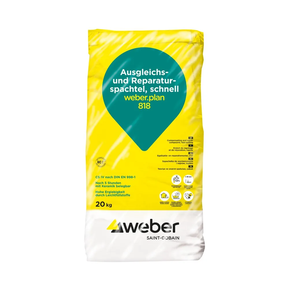 Saint-Gobain weber.plan 818 levelling compound fast 20 kg
