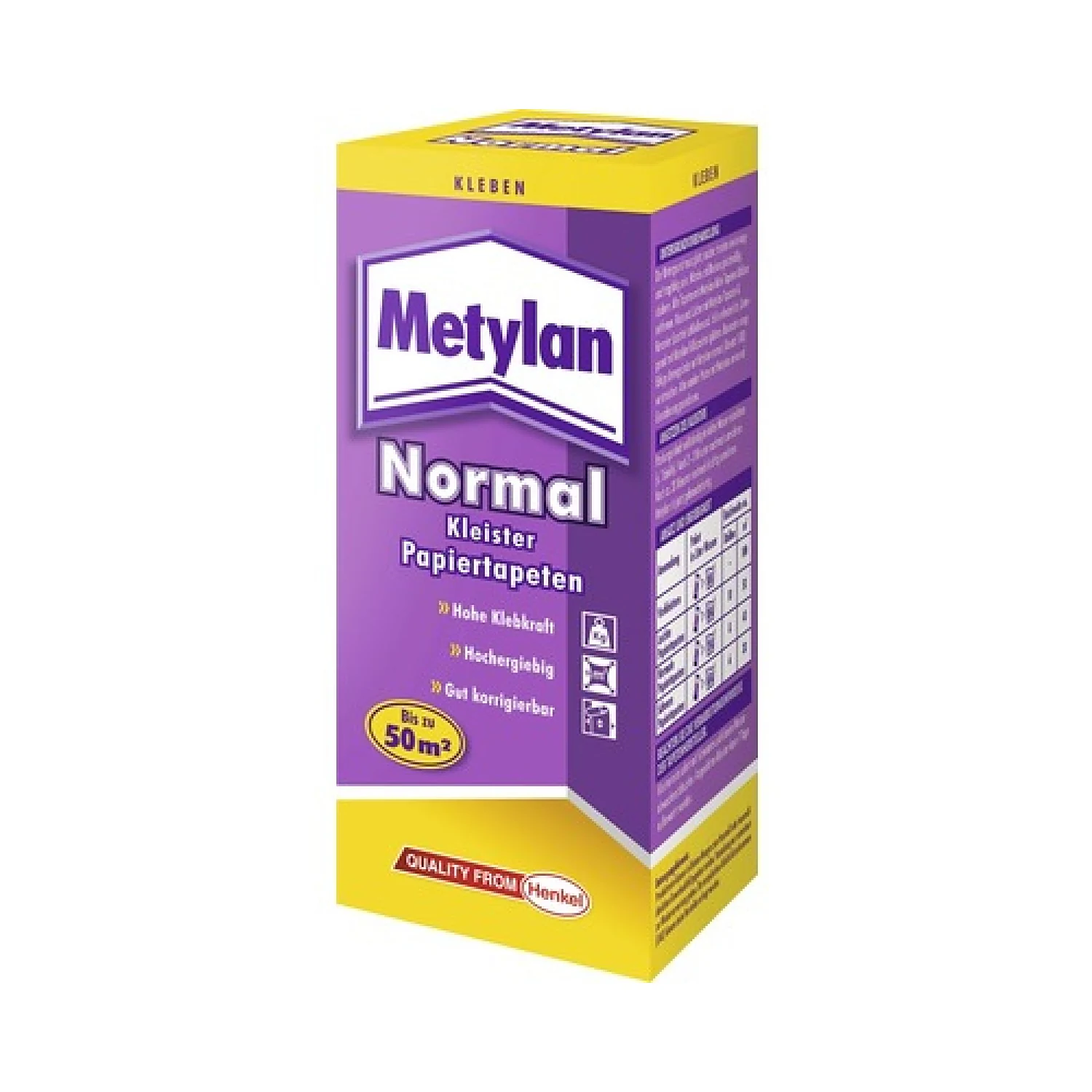 Metylan Normal Tapetenkleister für Papiertapeten 125 g Paket