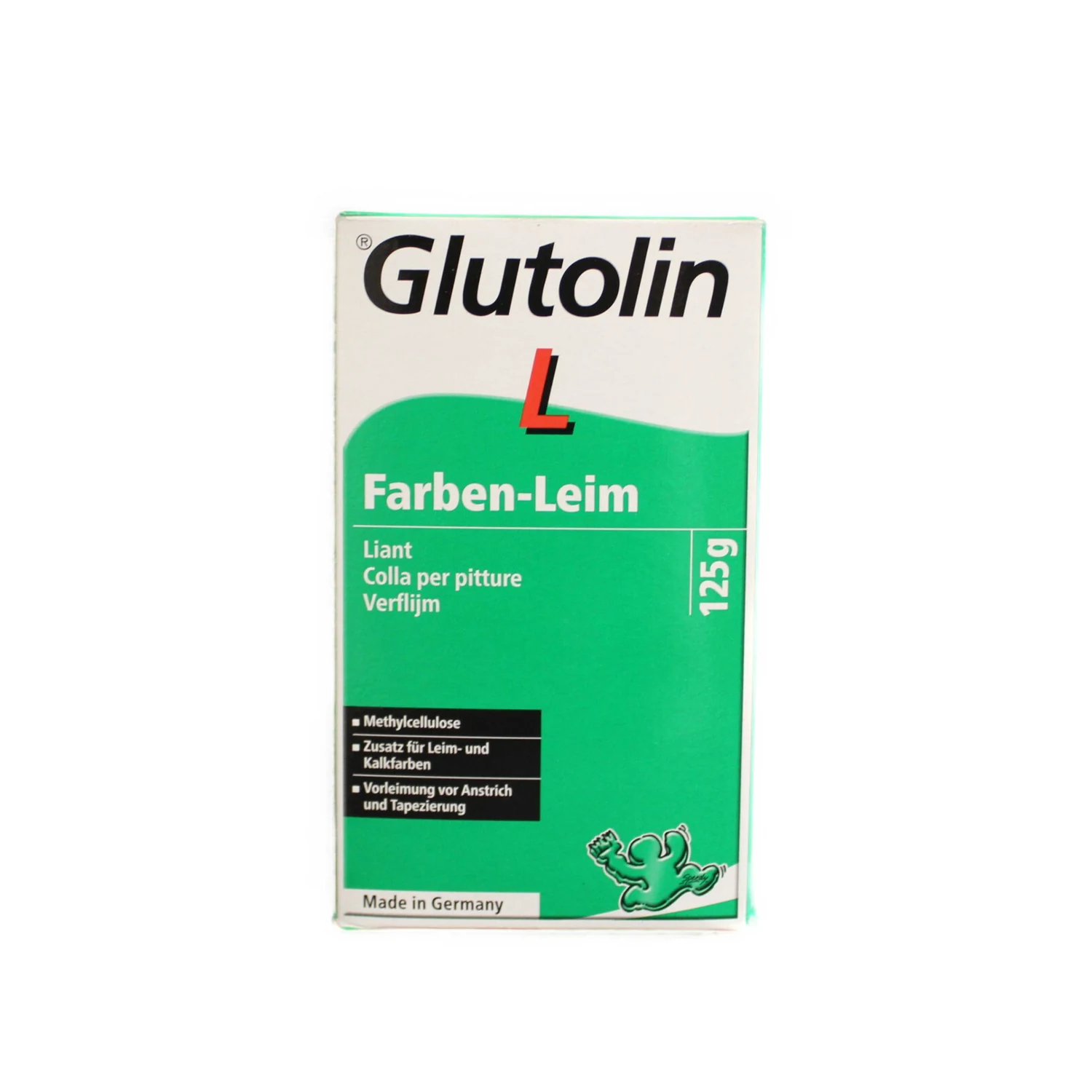 Glutolin L Farbenleim Bindemittel, Packung 125 g