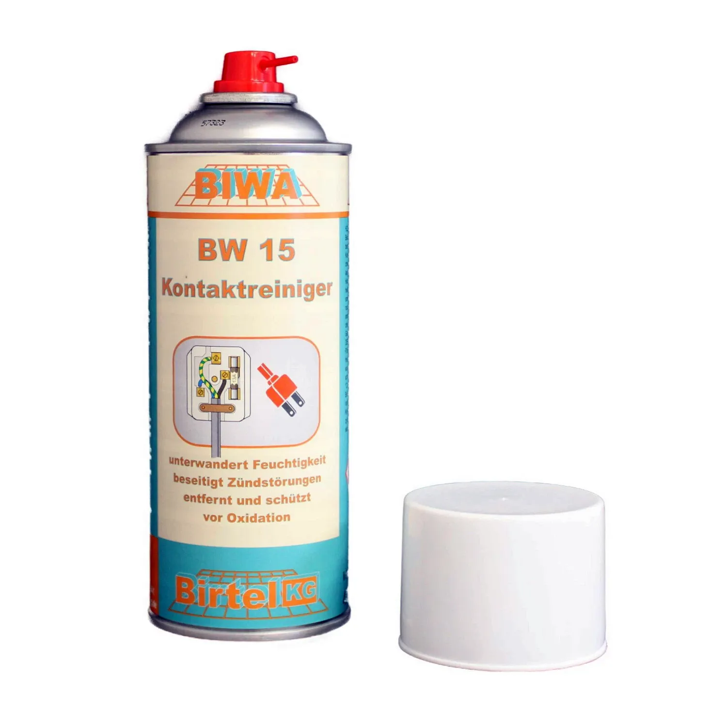 Kontaktreiniger Spray 400 ml – feuchtigkeitsverdrängend für Elektronik, Spraydose mit Kappe