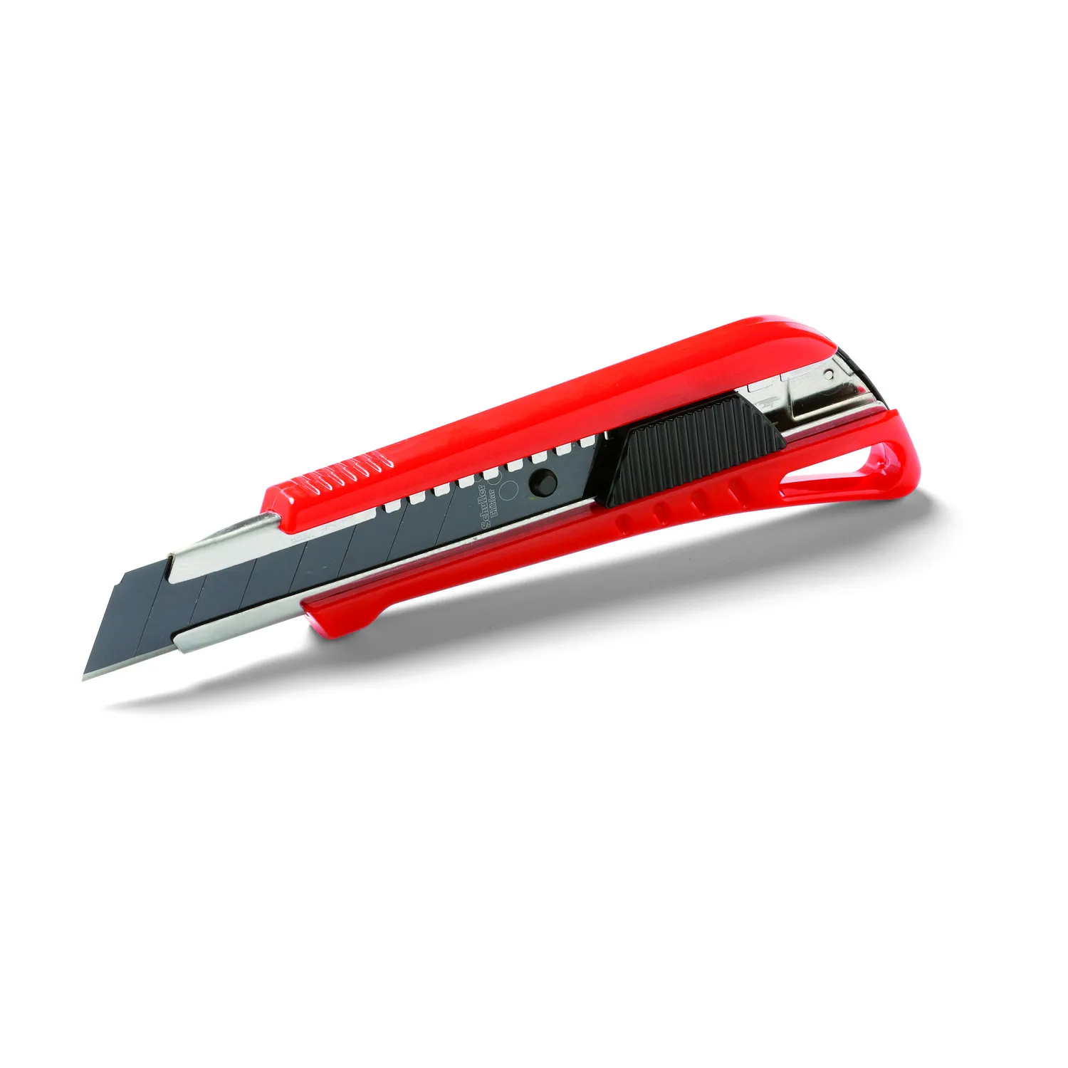 Schuller SAMURAI BLACK 18 Cuttermesser 18 mm mit sicherer Klingenarretierung