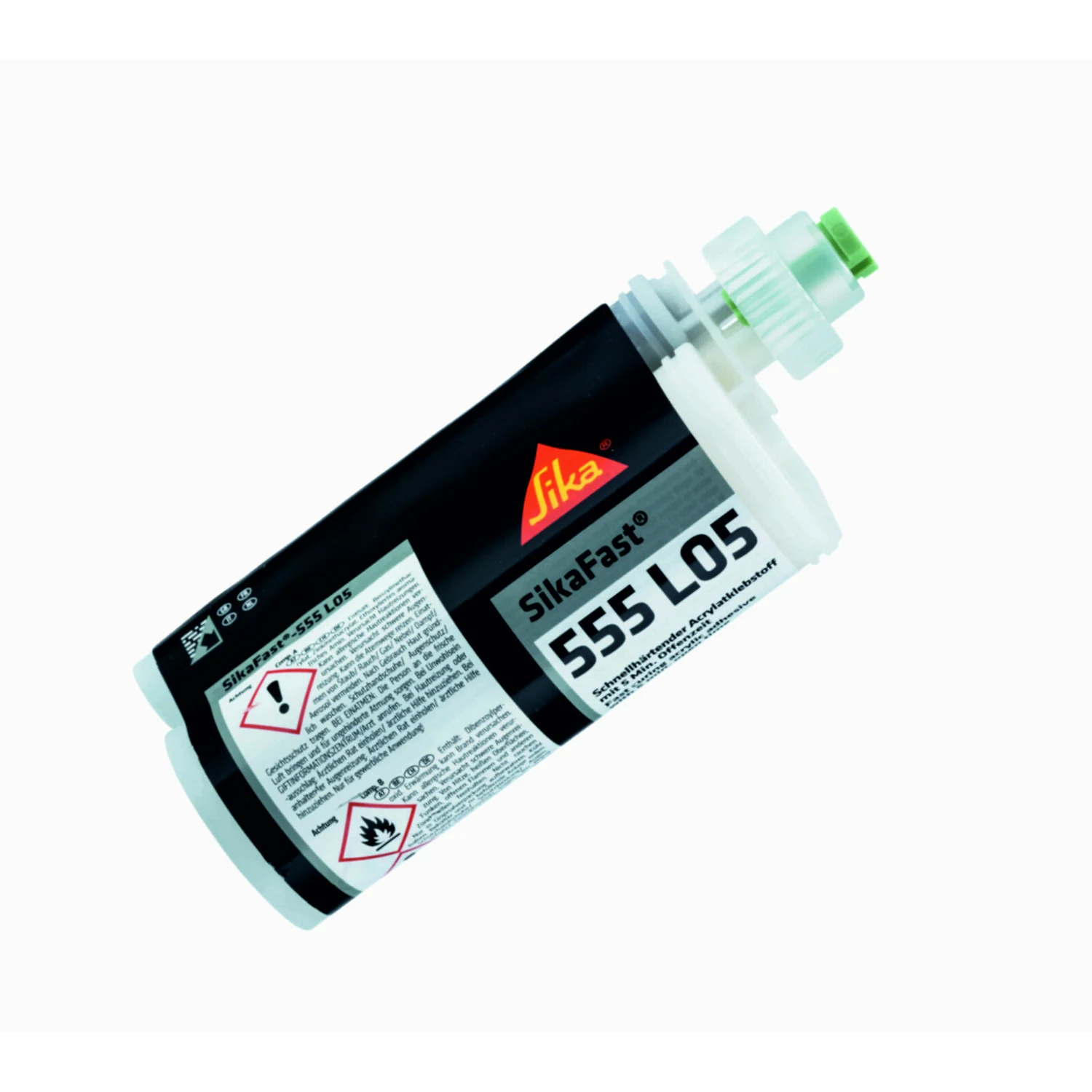 Sika SikaFast 555 L05 2K Strukturklebstoff, 50 ml – Doppelkartusche liegend
