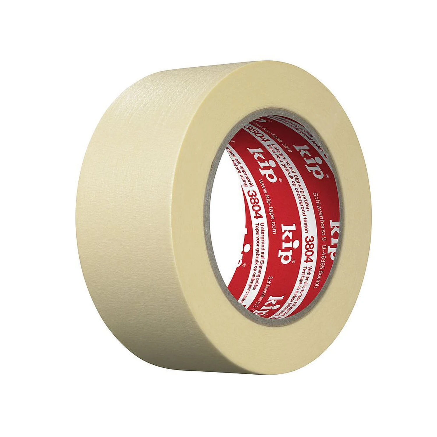 KIP 3804 fine crepe tape Masking-Tec – roll with label in the core