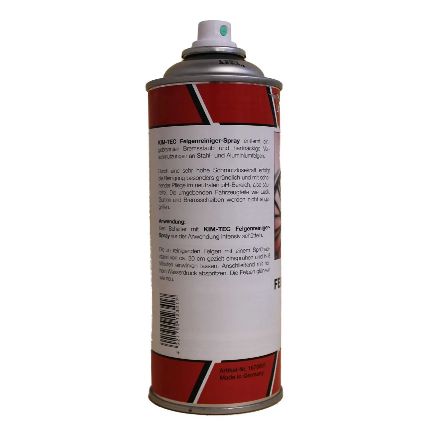 Kim Tec Felgenreiniger für Alu- und Stahlfelgen 400 ml Etikett