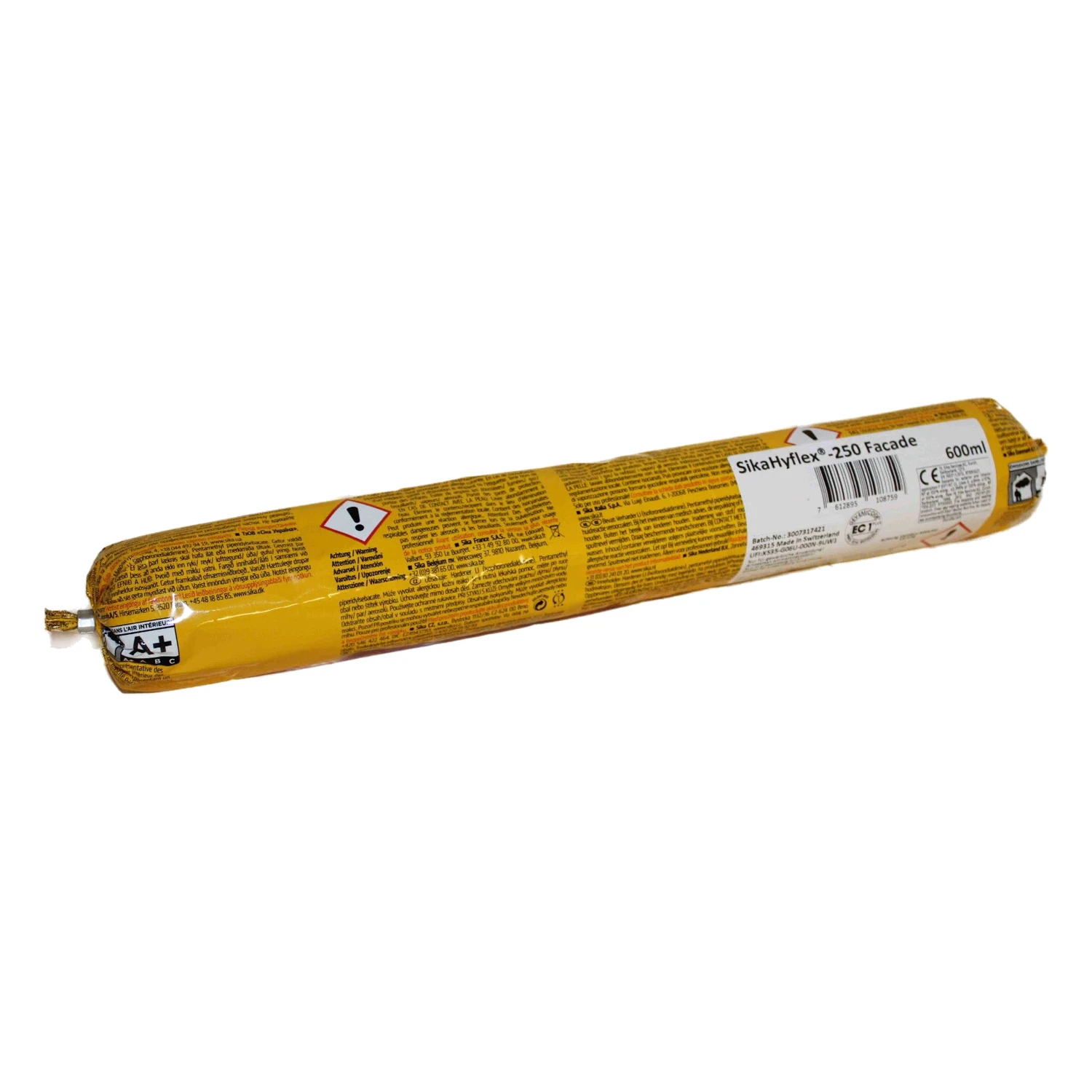 Sika SikaHyflex-250 Facade PU tesnilna masa za fasade 600 ml – cevasta vrečka z etiketo