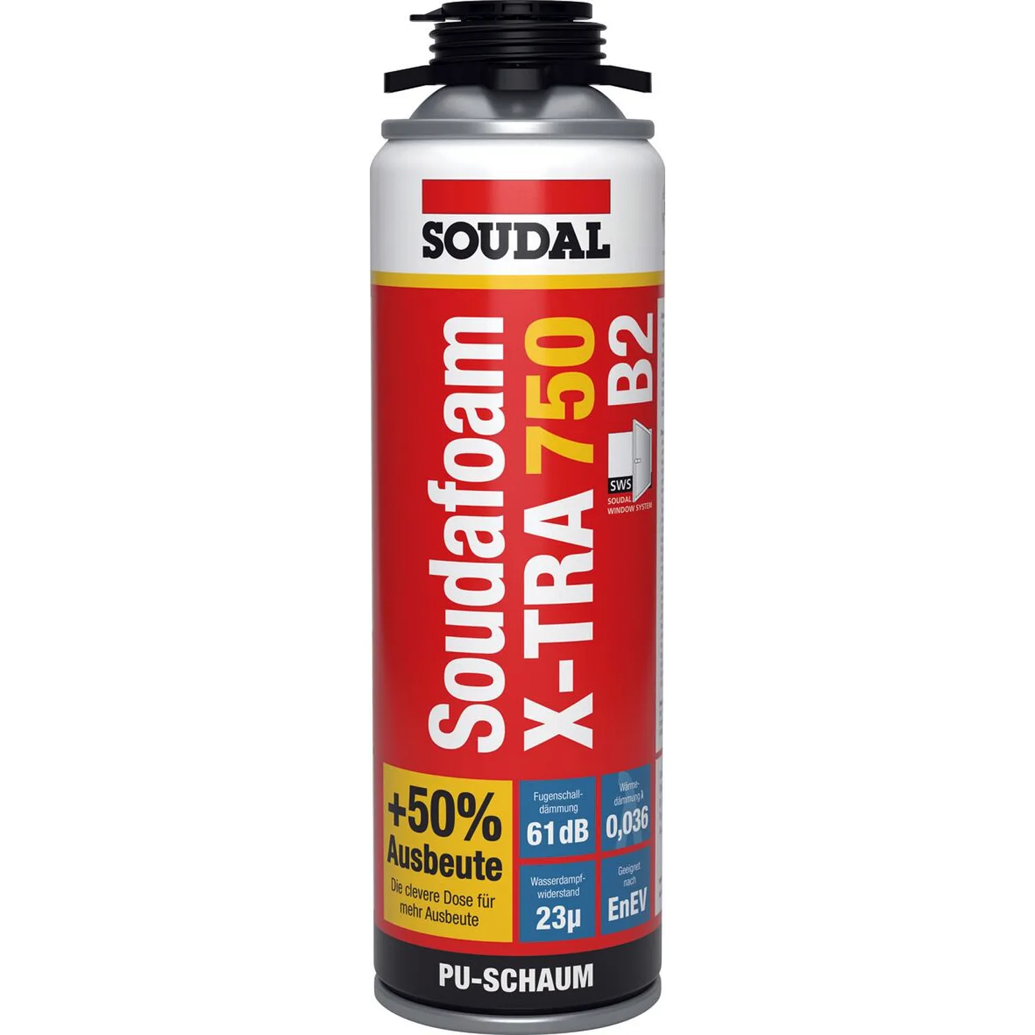 Soudal Pistolenschaum X-tra 750 B2 500 ml