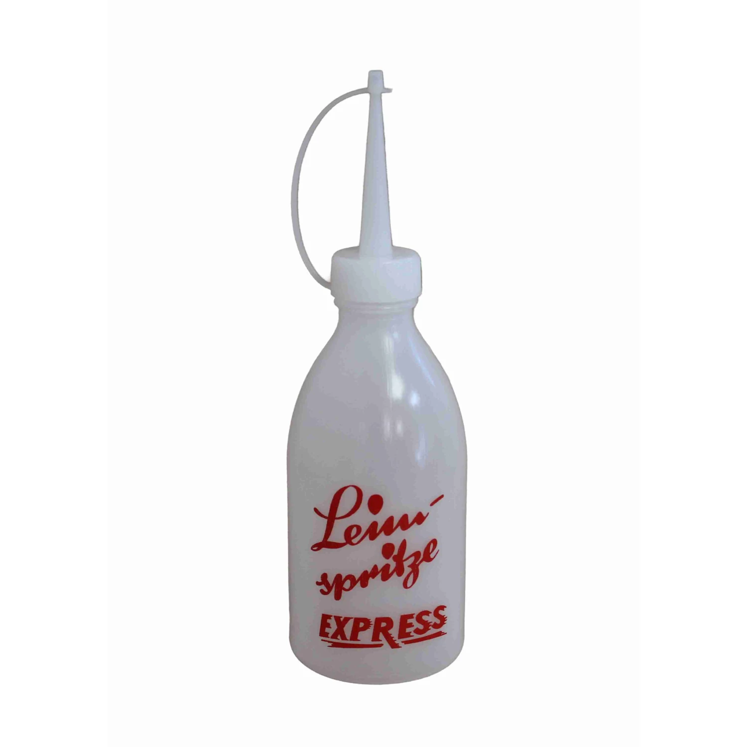 Leimflasche leer mit Dosierspitze, 250 ml transparent