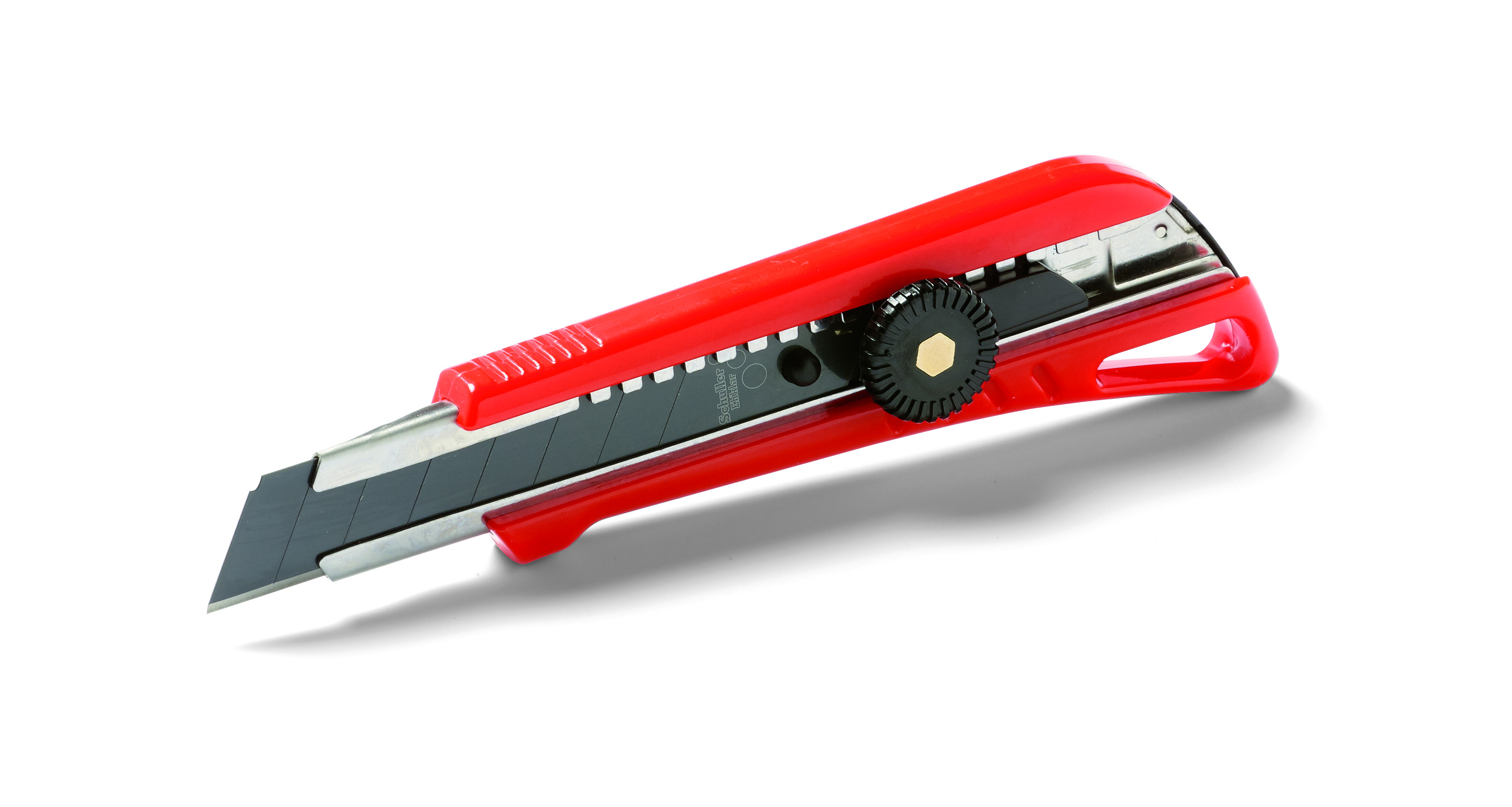 Schuller SAMURAI BLACK SECURE 18 Cuttermesser mit Klingenarretierung und Feststellschraube