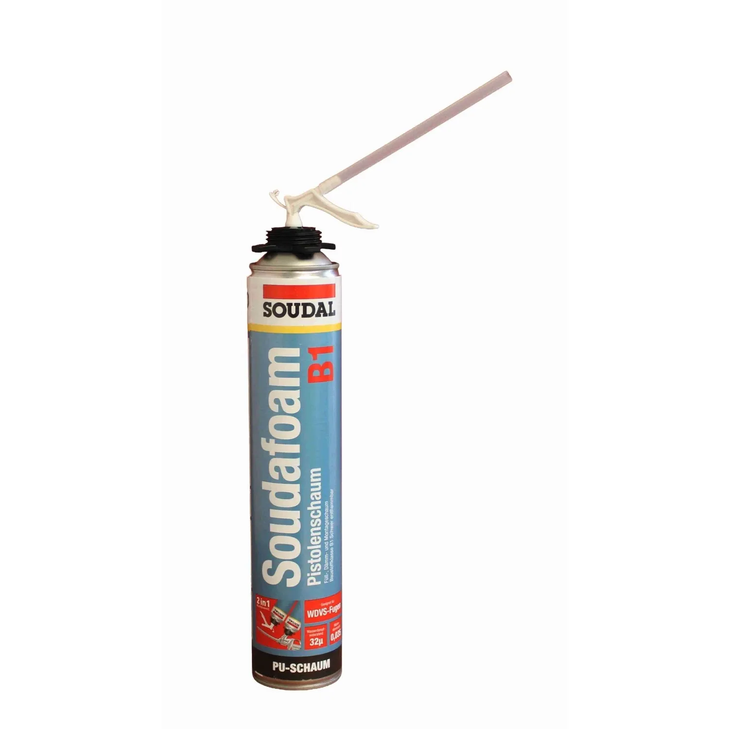 Soudal Brandschutzschaum Kombi-Adapter 750 ml stehend