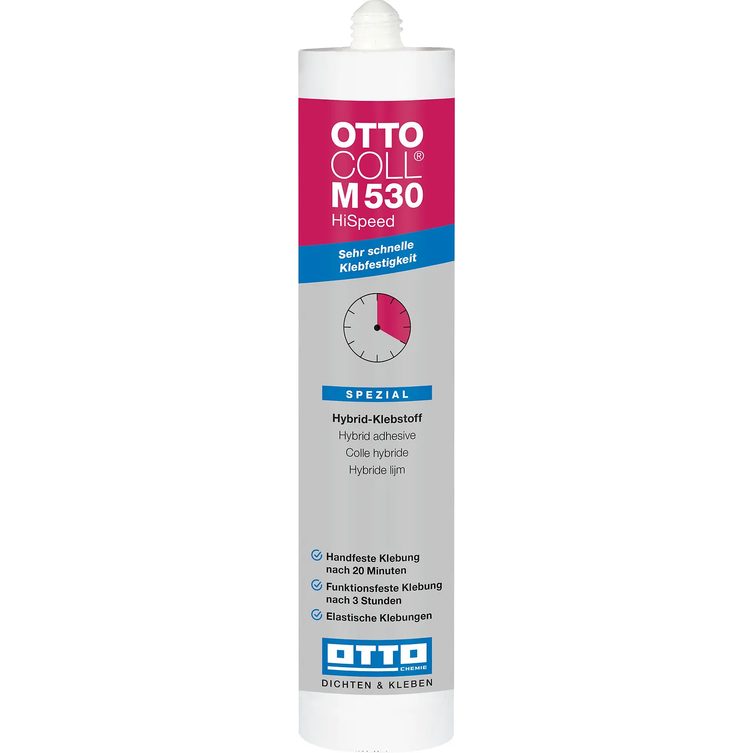 Ottocoll M530 HiSpeed Klebstoff weiß 310ml