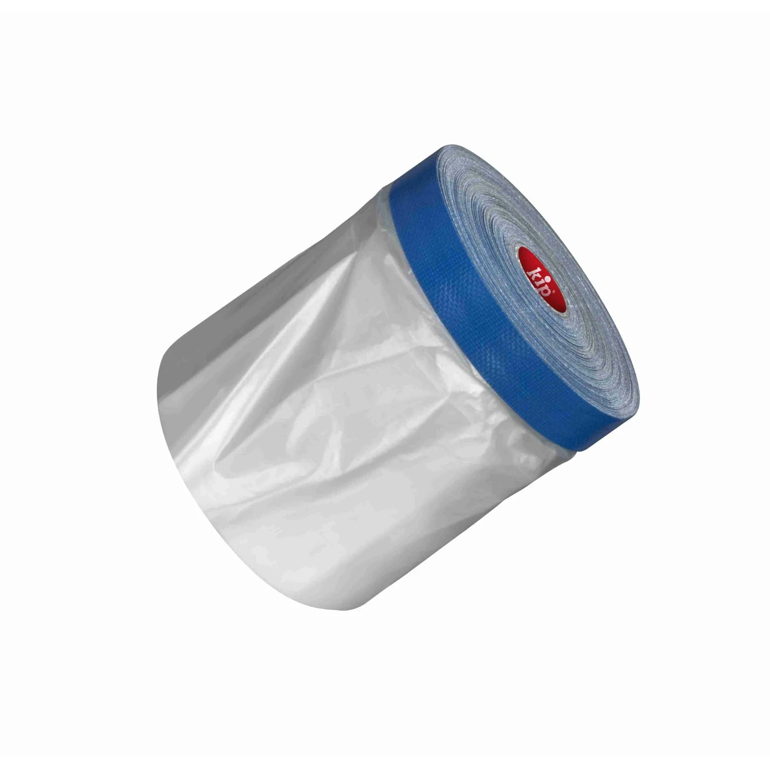 KIP 333 Gewebemasker Abdeckfolie, 550 mm × 20 m – Rolle mit Abdeckfolie und blauem Gewebeband